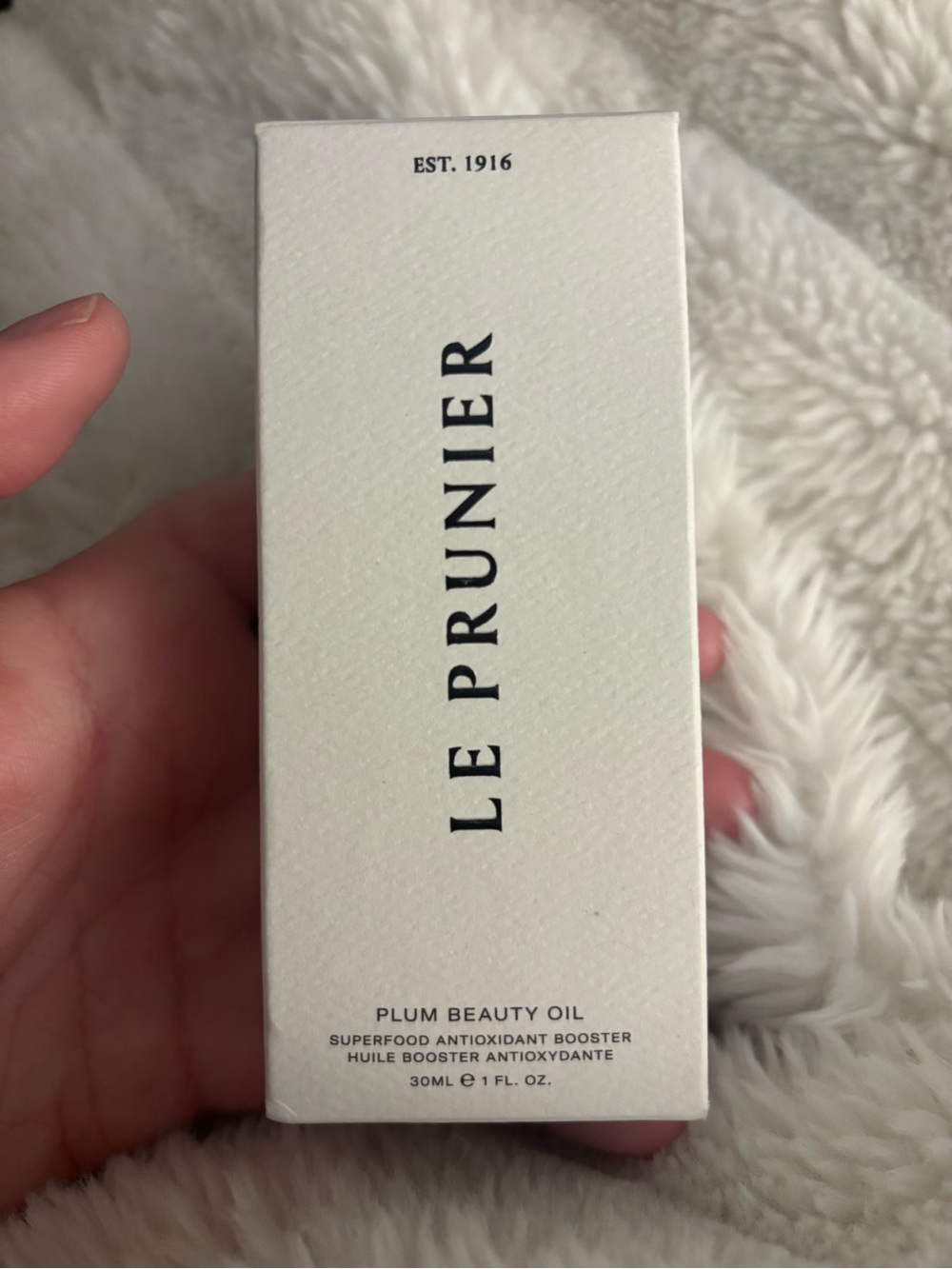 Plum Beauty Oil — White Facial Oil for Radiance